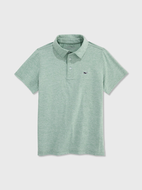 Vineyard Vines Boys' St. Jean Stripe Sankaty Polo - Saint Bernard
