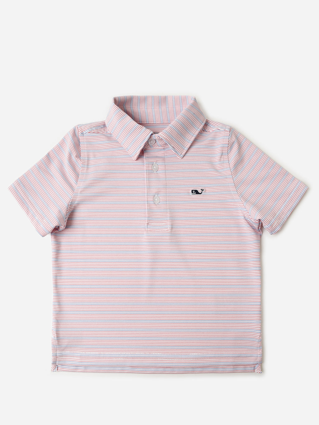 Vineyard Vines Boys' Tri-Color St. Jean Stripe Sankaty Polo - Saint Bernard