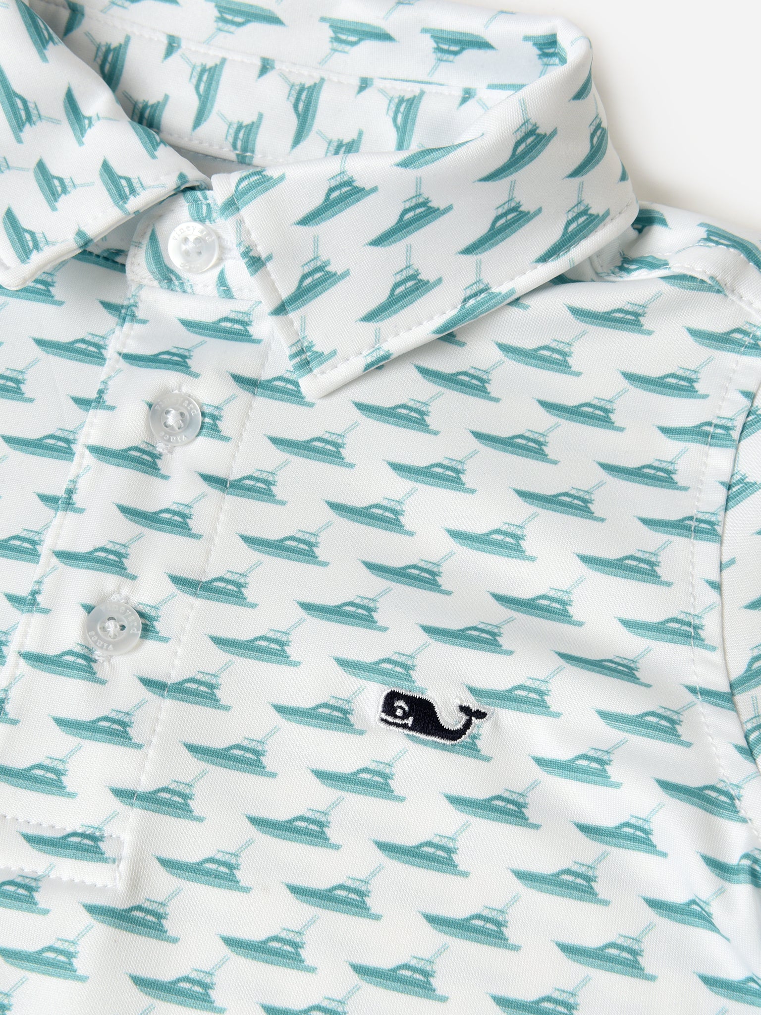 (取寄) ヴィンヤードヴァインズ キッズ ボーイズ プリンテッド サンカティ ポロ Kids 取寄) ヴィンヤードヴァインズ キッズ ボーイズ プリンテッド ショート