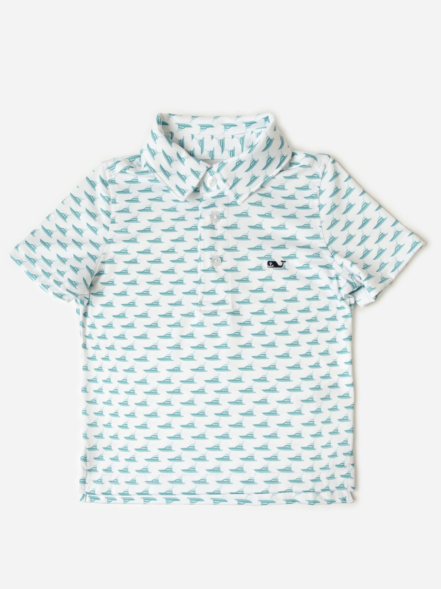 Vineyard Vines Boys' Printed Sankaty Polo - Saint Bernard