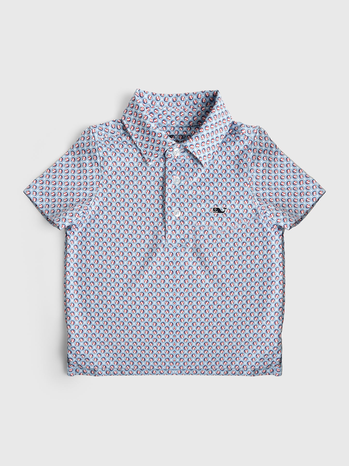 Vineyard Vines Boys' Printed Sankaty Polo - Saint Bernard