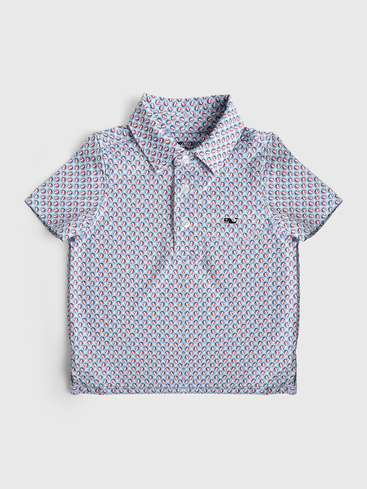 Vineyard Vines Boys' Printed Sankaty Polo - Saint Bernard