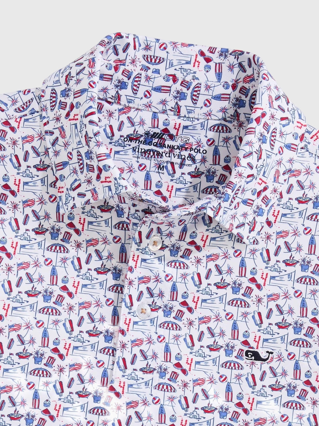 Vineyard Vines Boys' Performance Printed Sankaty Polo