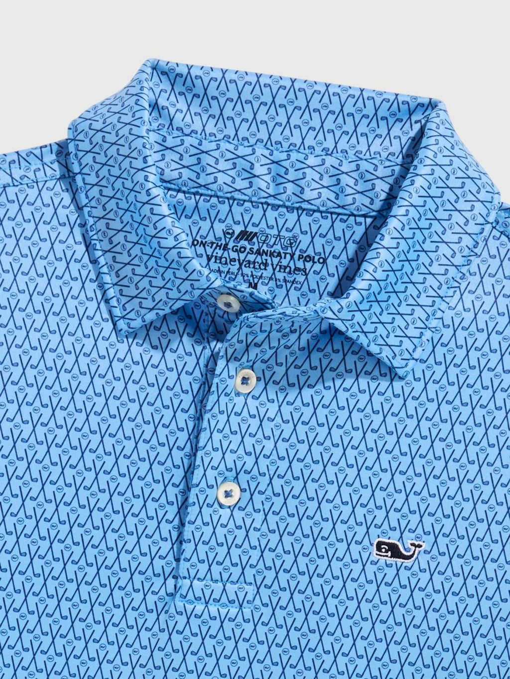 Vineyard Vines Boys' Printed Sankaty Polo - Saint Bernard