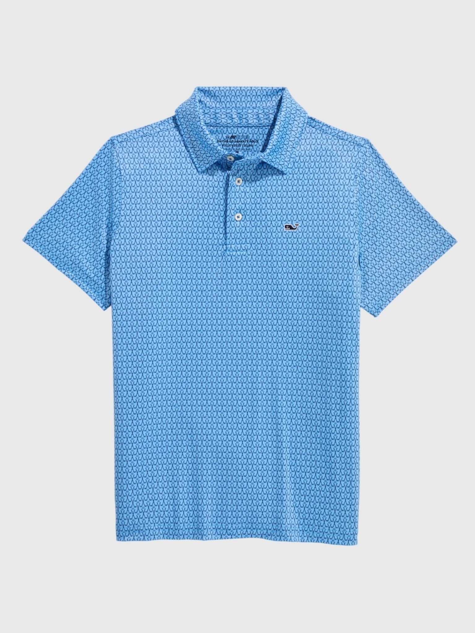 Vineyard Vines Boys' Printed Sankaty Polo - Saint Bernard