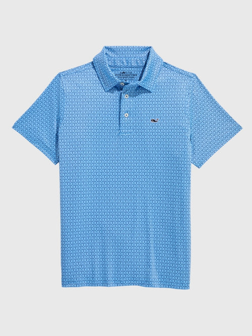 Vineyard Vines Boys' Printed Sankaty Polo