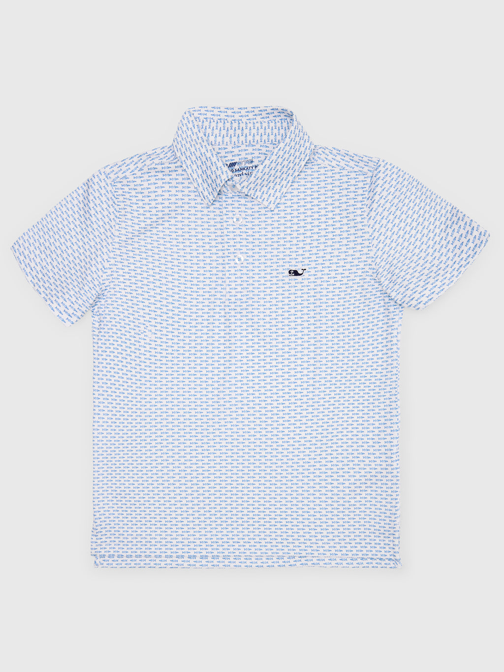 Vineyard Vines Boys' Printed Sankaty Polo - Saint Bernard