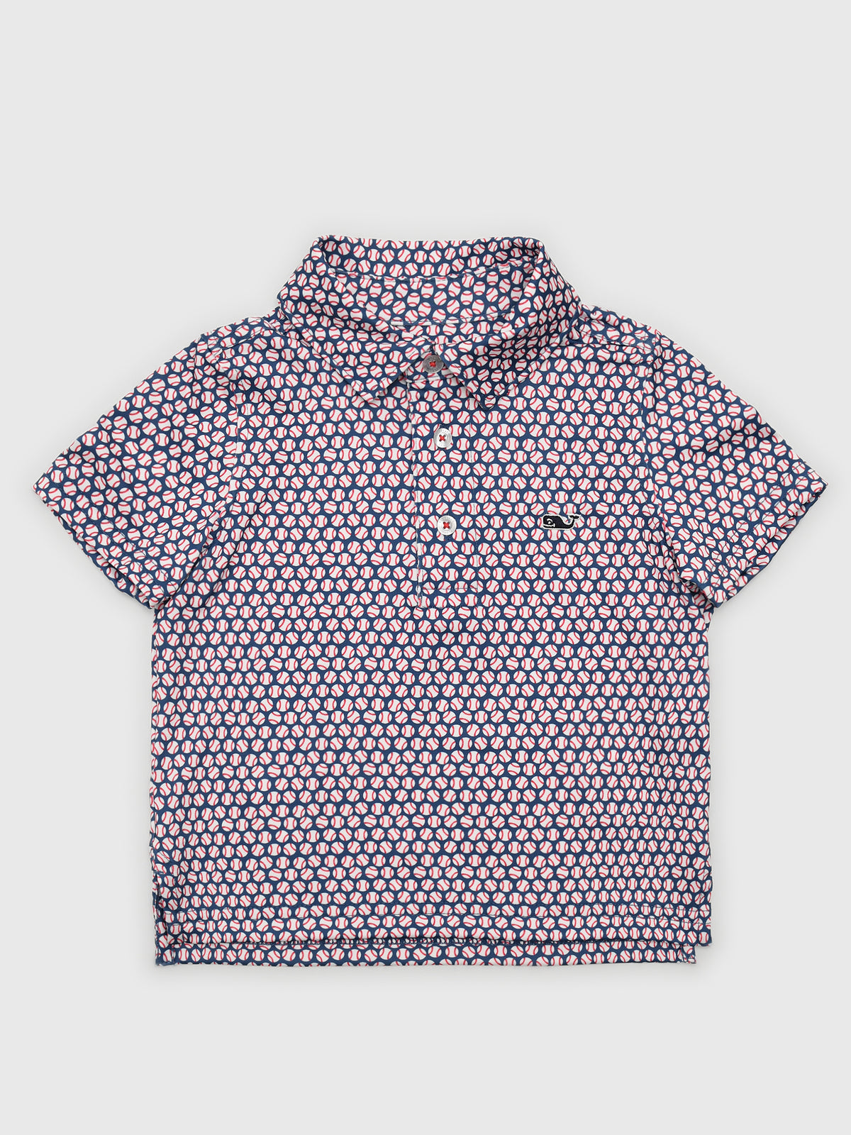 Vineyard Vines Boys' Printed Sankaty Polo - Saint Bernard