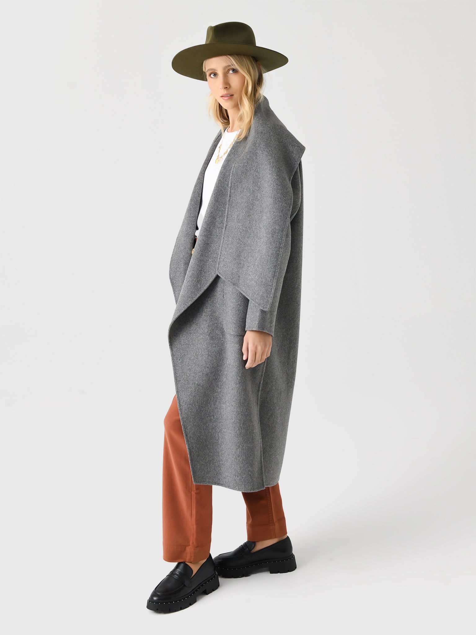 Vanessa Bruno Women's Valeran Shawl Coat | $795.00 | Saint Bernard