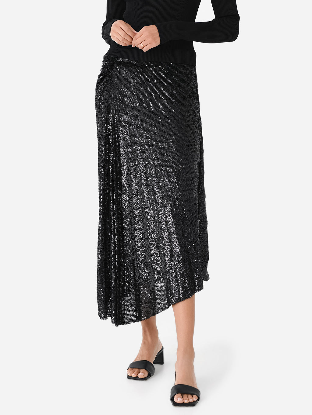 ALC Women's Tori Sequin Skirt - Saint Bernard