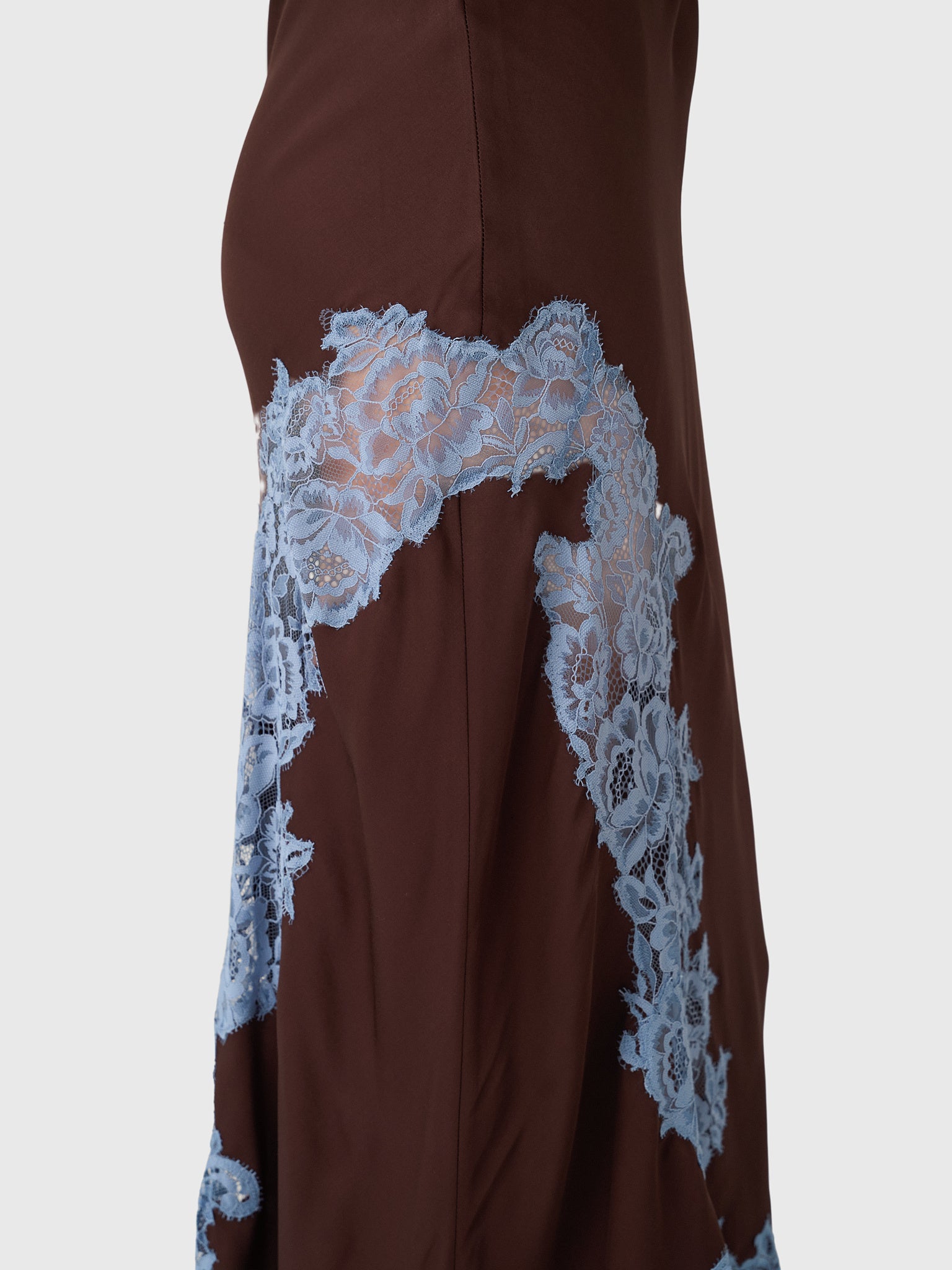 ALC Women's Olivia Satin & Lace Midi Skirt - Saint Bernard