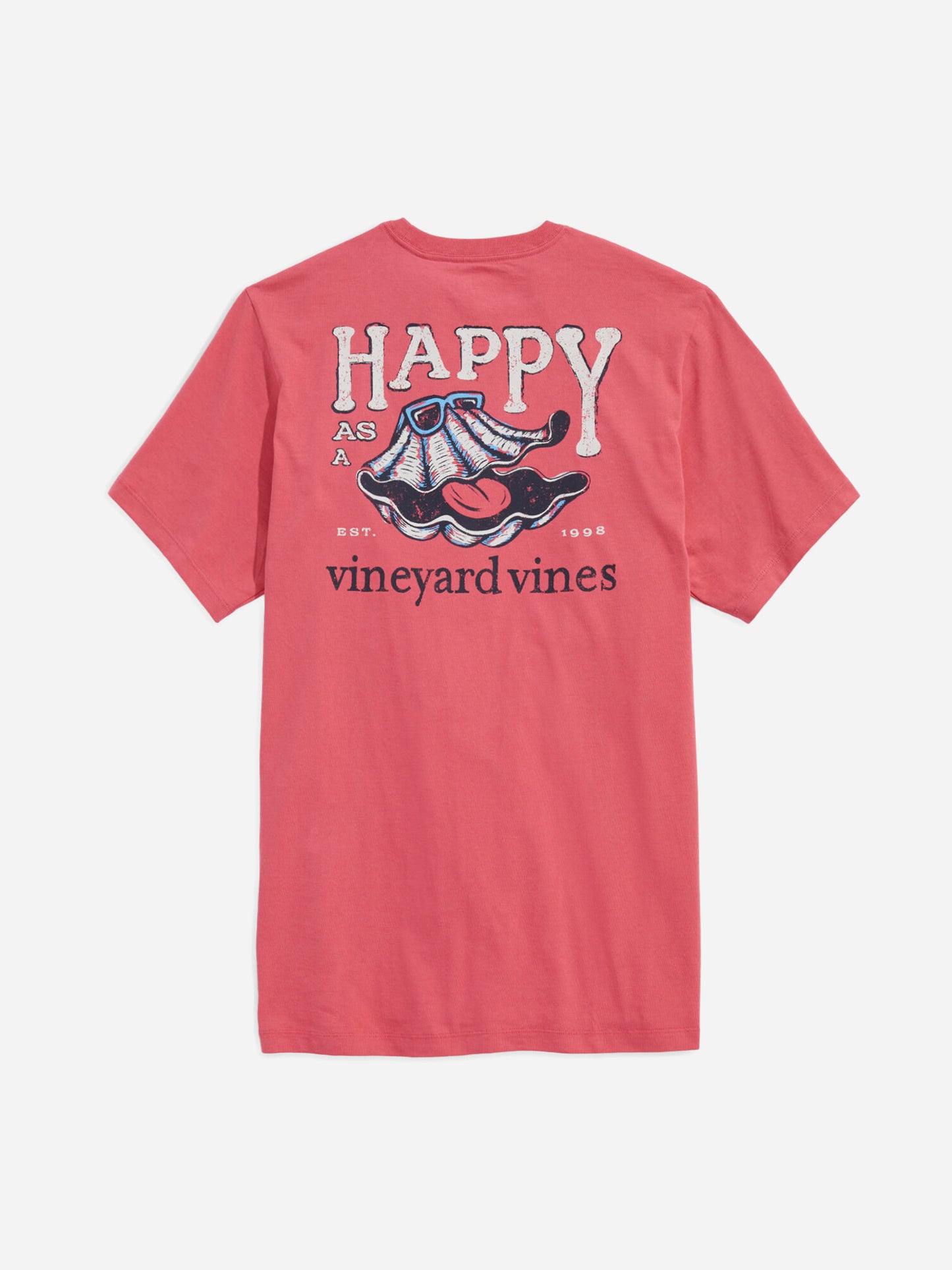 Vineyard Vines Boys' Happy As A Clam Tee