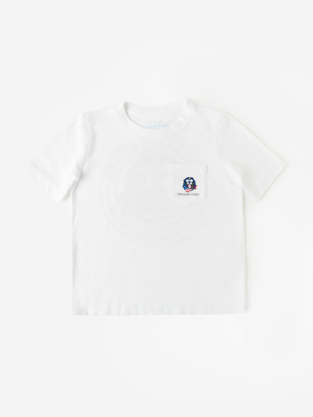 Vineyard Vines Boys' USA Mountain Dog Pocket Tee - Saint Bernard