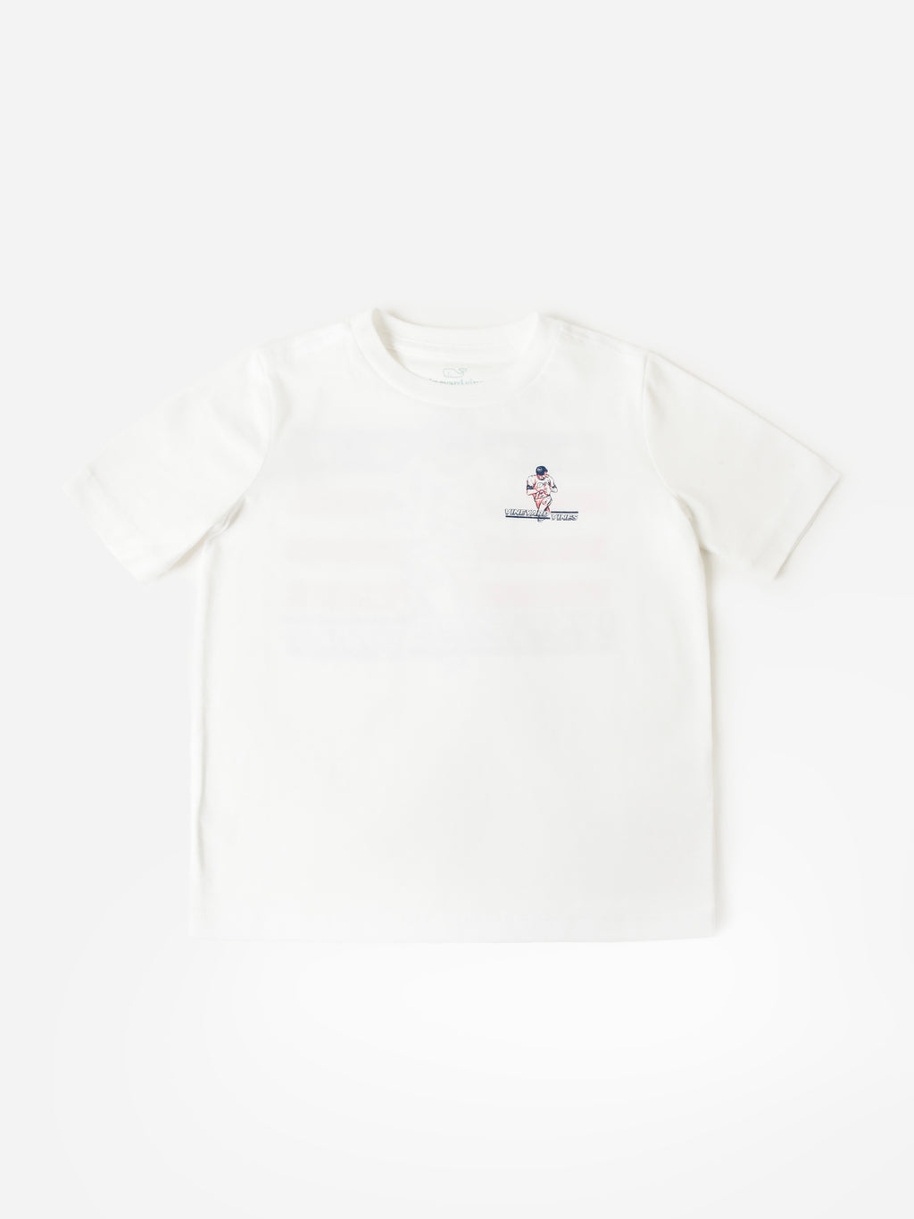 Vineyard Vines Boys' Vintage Football Short Sleeve Tee - Saint Bernard