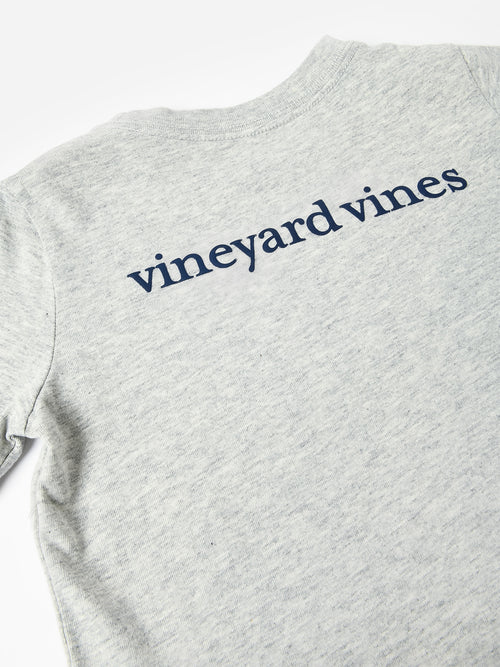 Vineyard Vines Boys' Football Whale Short Sleeve Tee