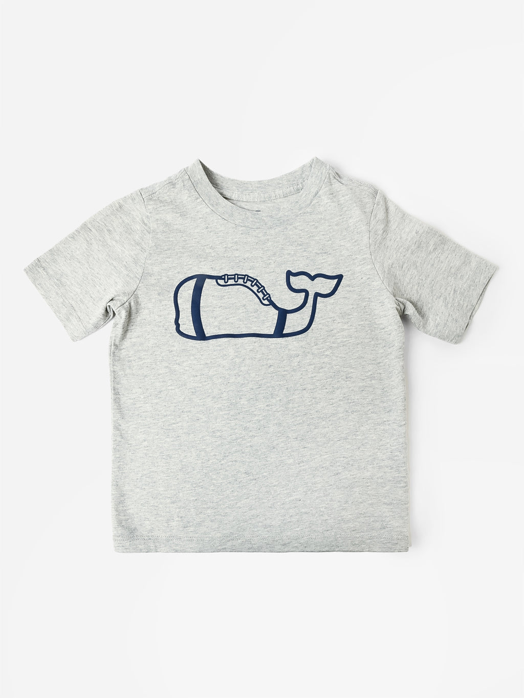 Vineyard Vines Boys' Football Whale Short Sleeve Tee - Saint Bernard