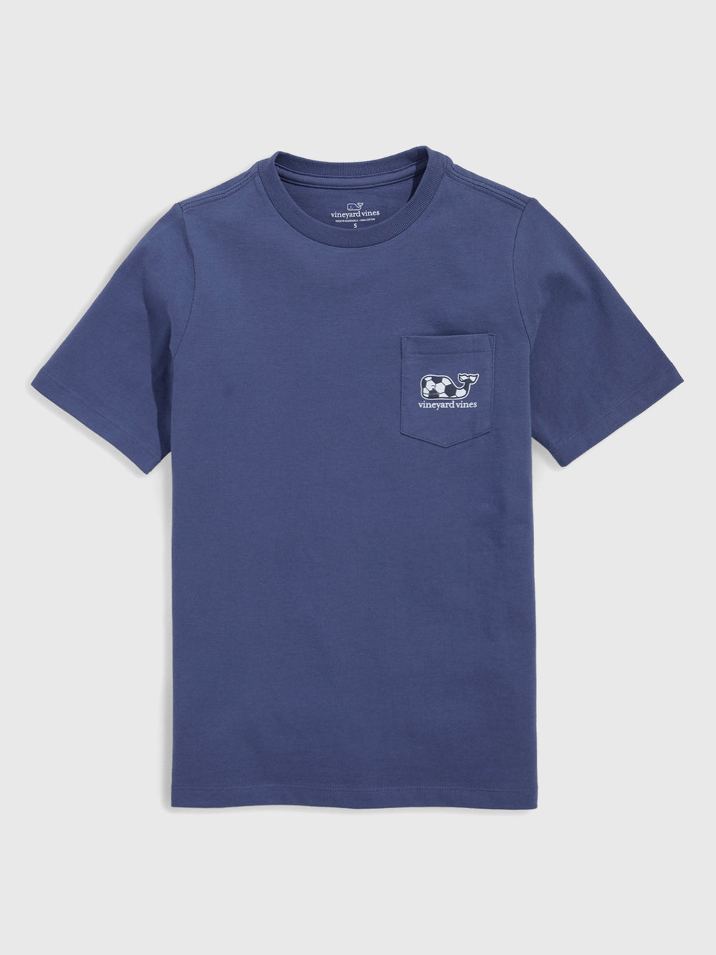 Vineyard Vines Boys' Soccer Whale Short-Sleeve Tee - Saint Bernard