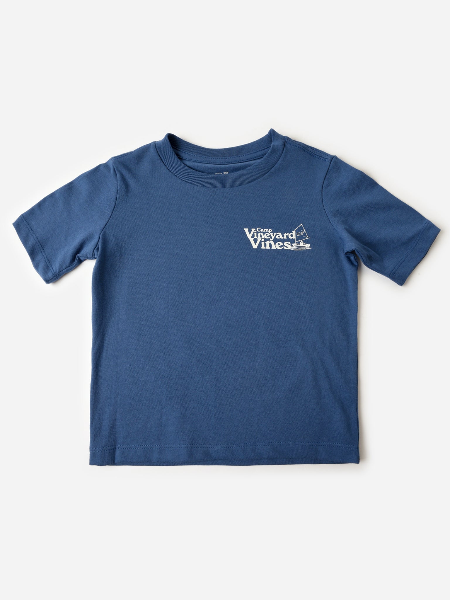 Vineyard Vines Boys' Camp Signs Short-Sleeve Tee - Saint Bernard