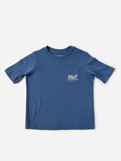 Vineyard Vines Boys' Fish Whale Short-Sleeve Pocket Tee