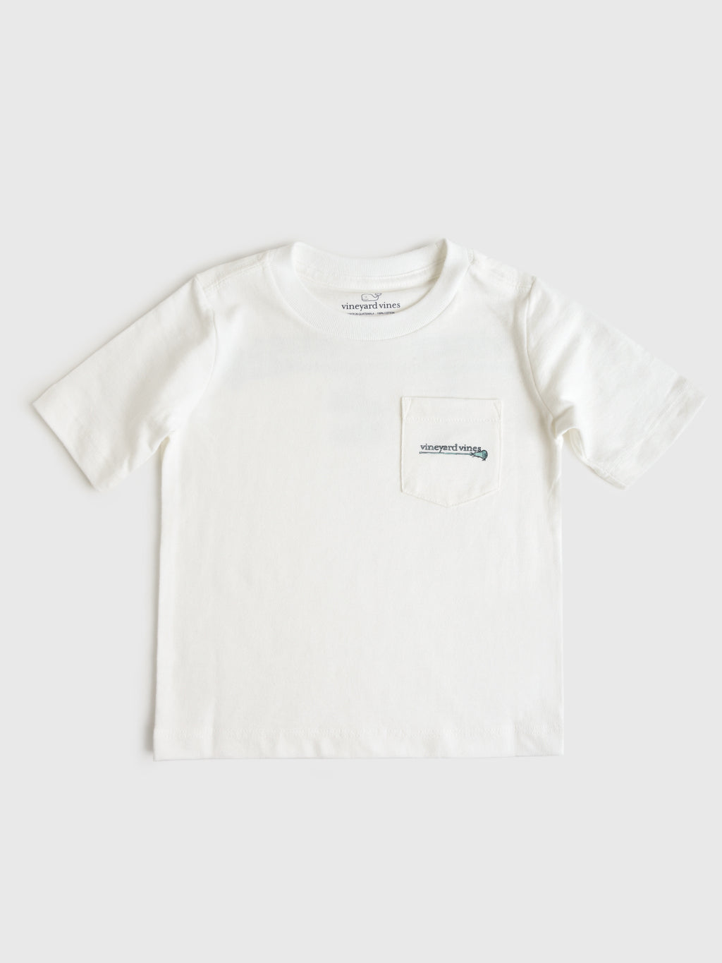 Vineyard Vines Boys' Sketched Lacrosse Stick Short-Sleeve Pocket Tee - Saint Bernard