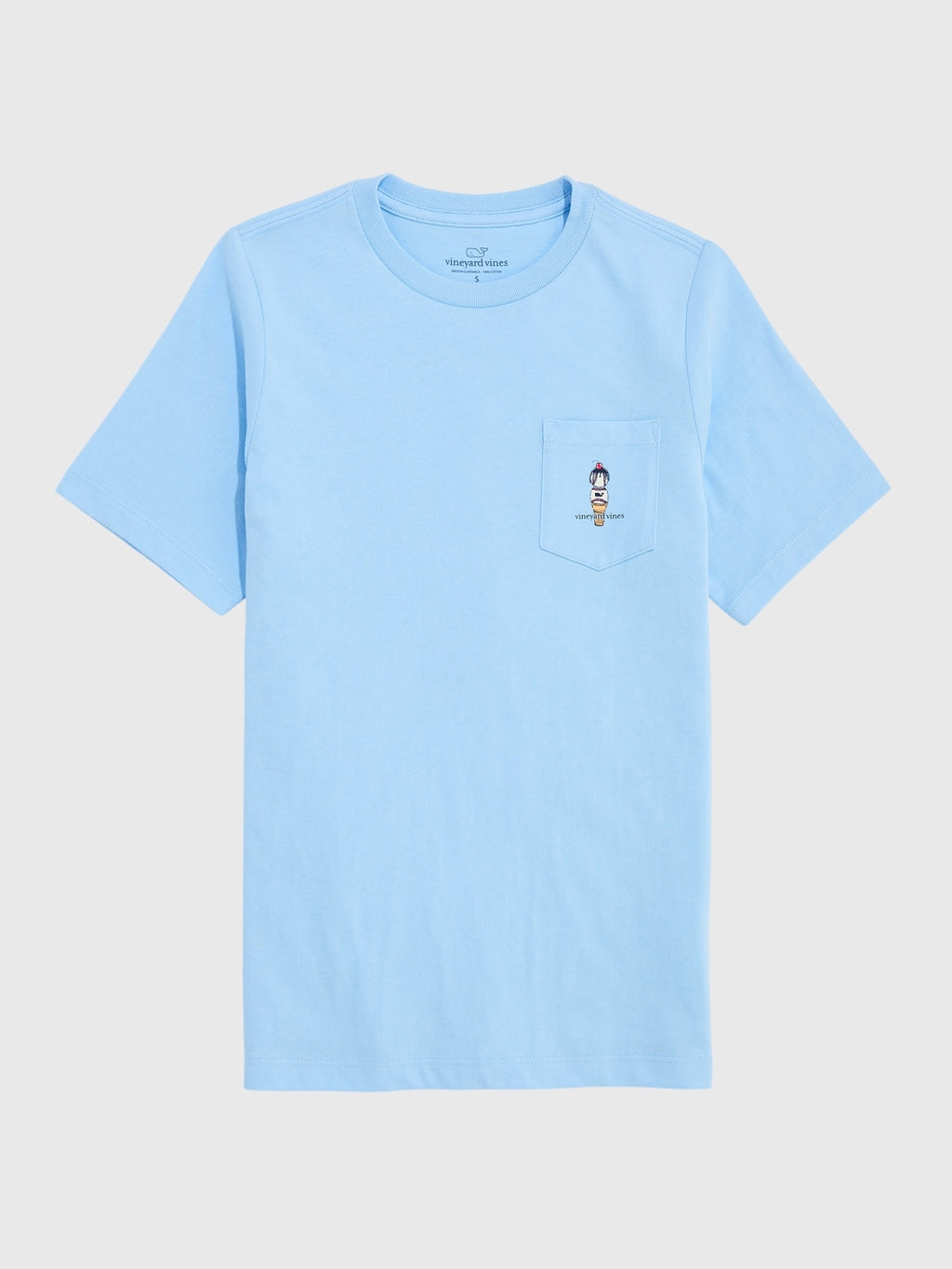 Vineyard Vines Boys' Baseball Ice Cream Cone Short-Sleeve Pocket Tee