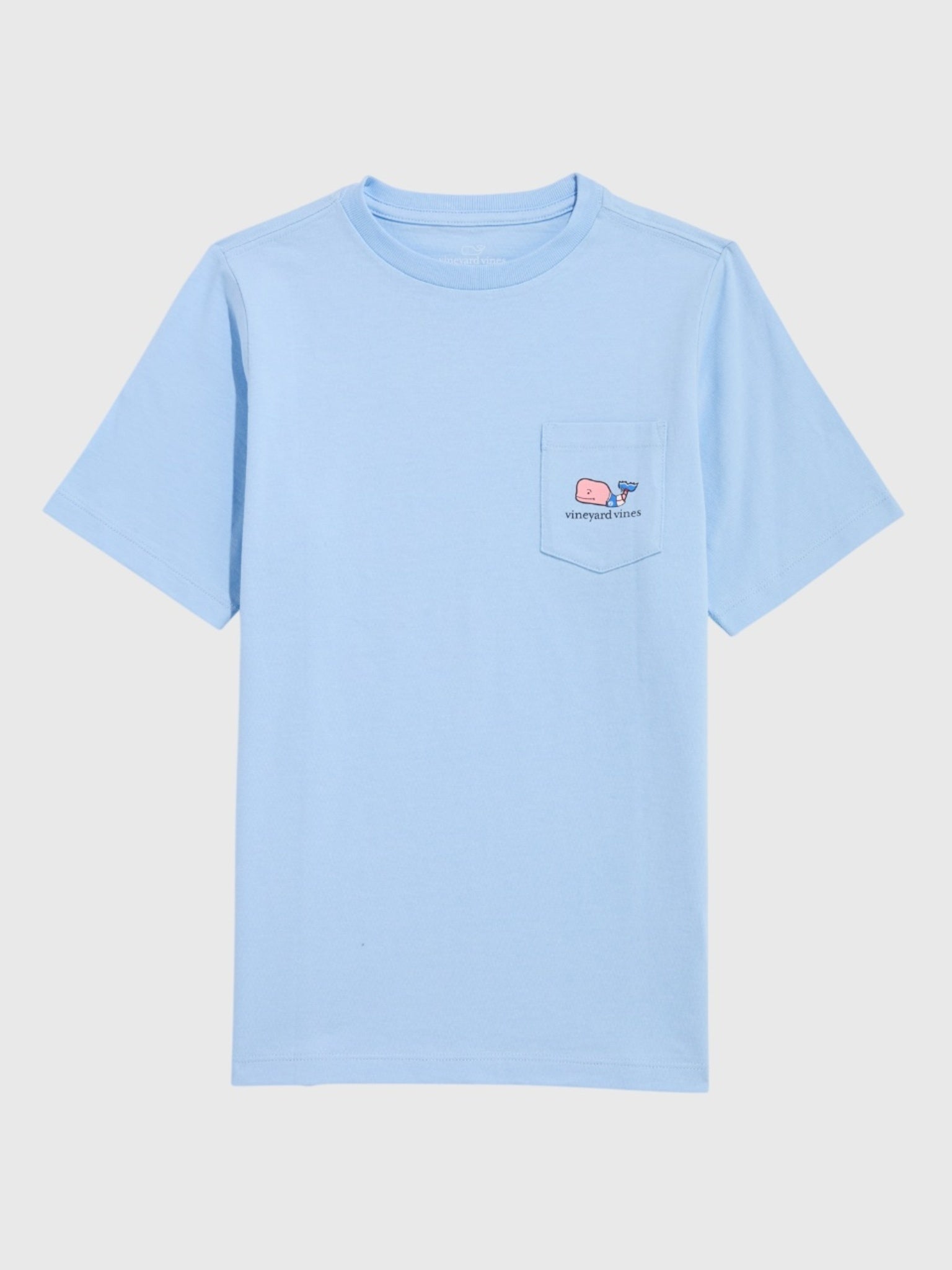 Vineyard Vines Boys' USA Soccer Whale Short-Sleeve Pocket Tee - Saint Bernard