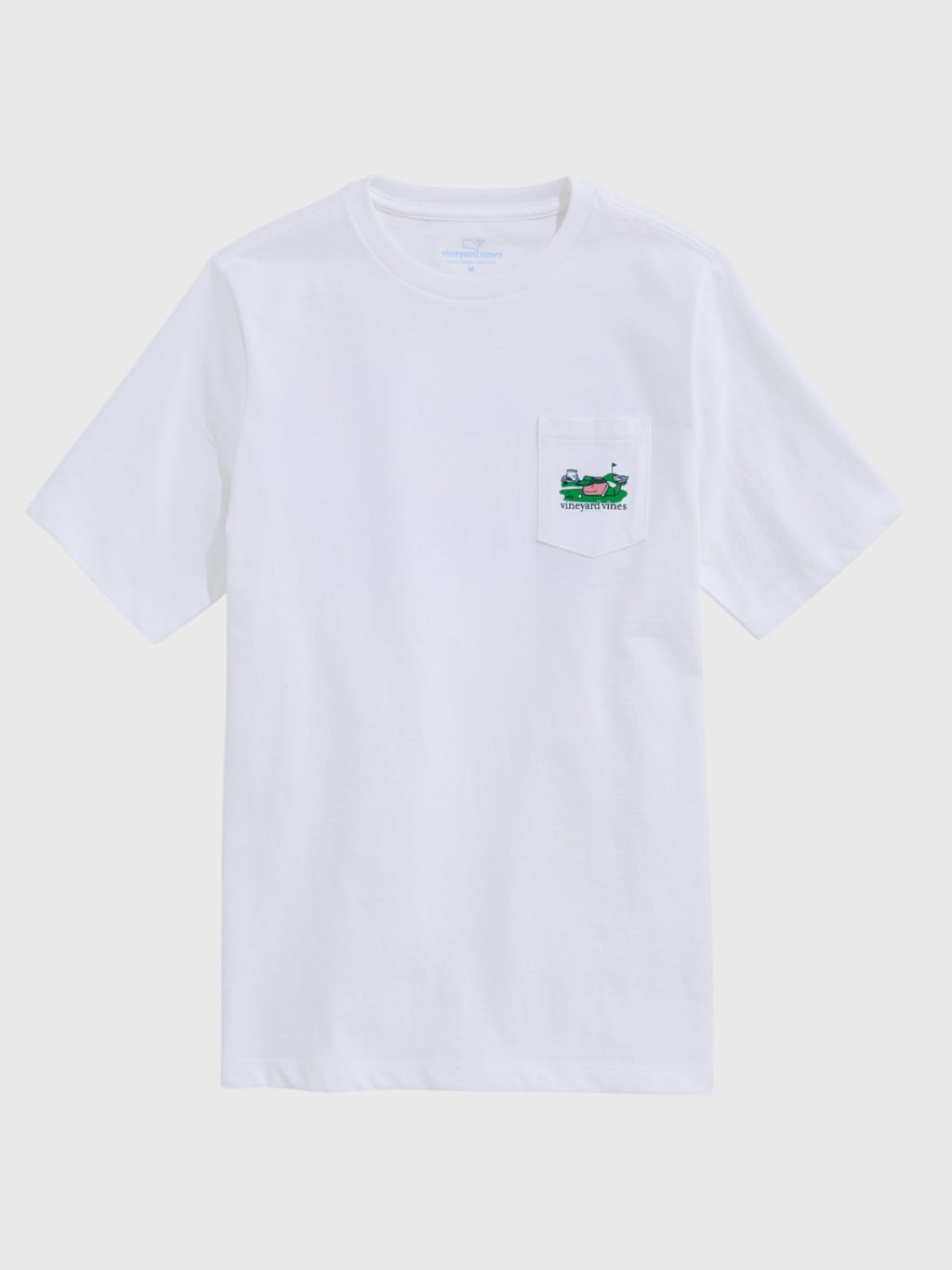 Vineyard Vines Boys' Golfer Whale Short-Sleeve Pocket Tee - Saint Bernard