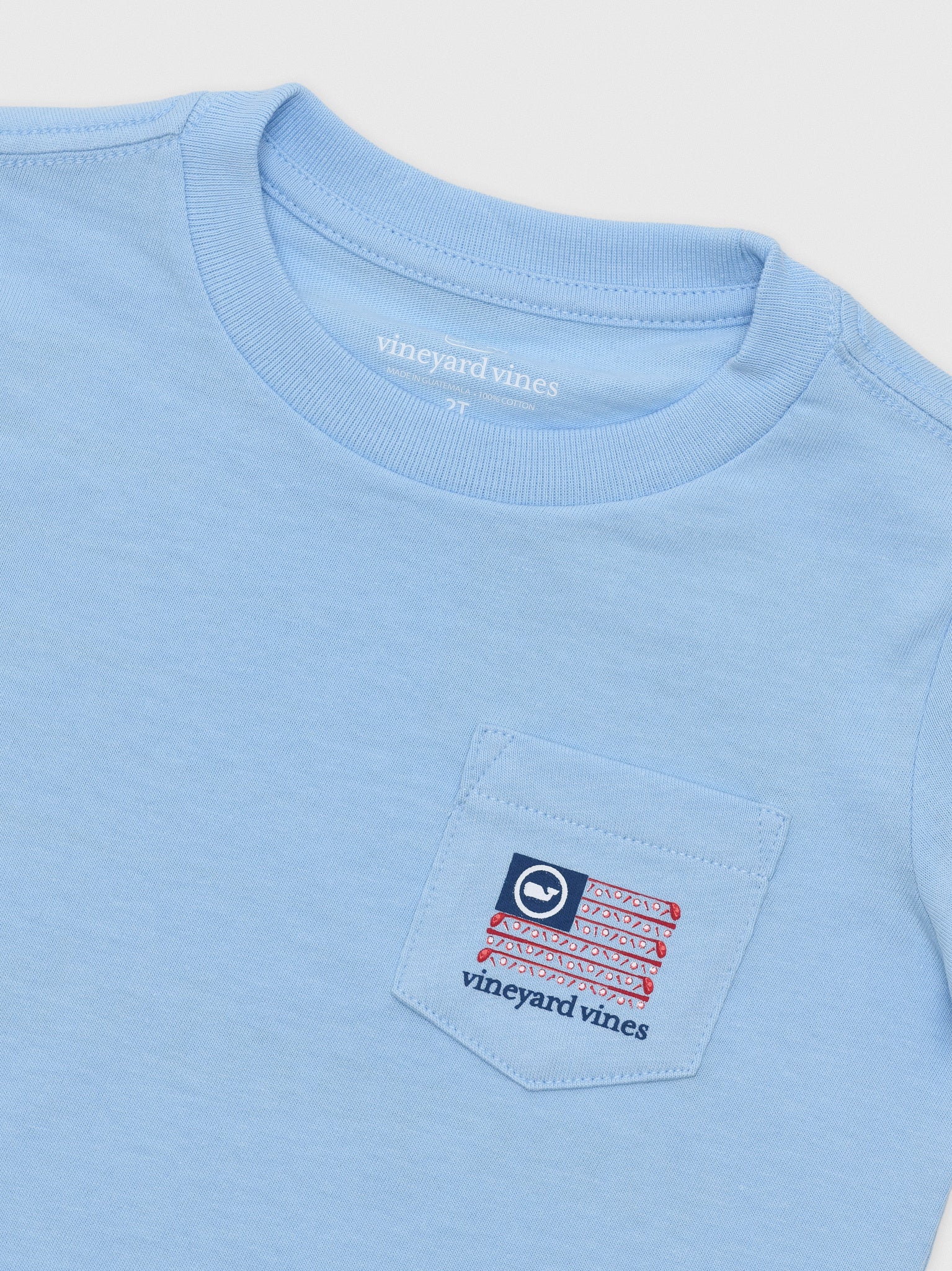 Vineyard Vines Boys' Americana Golf Flag Short-Sleeve Pocket Tee - Saint Bernard