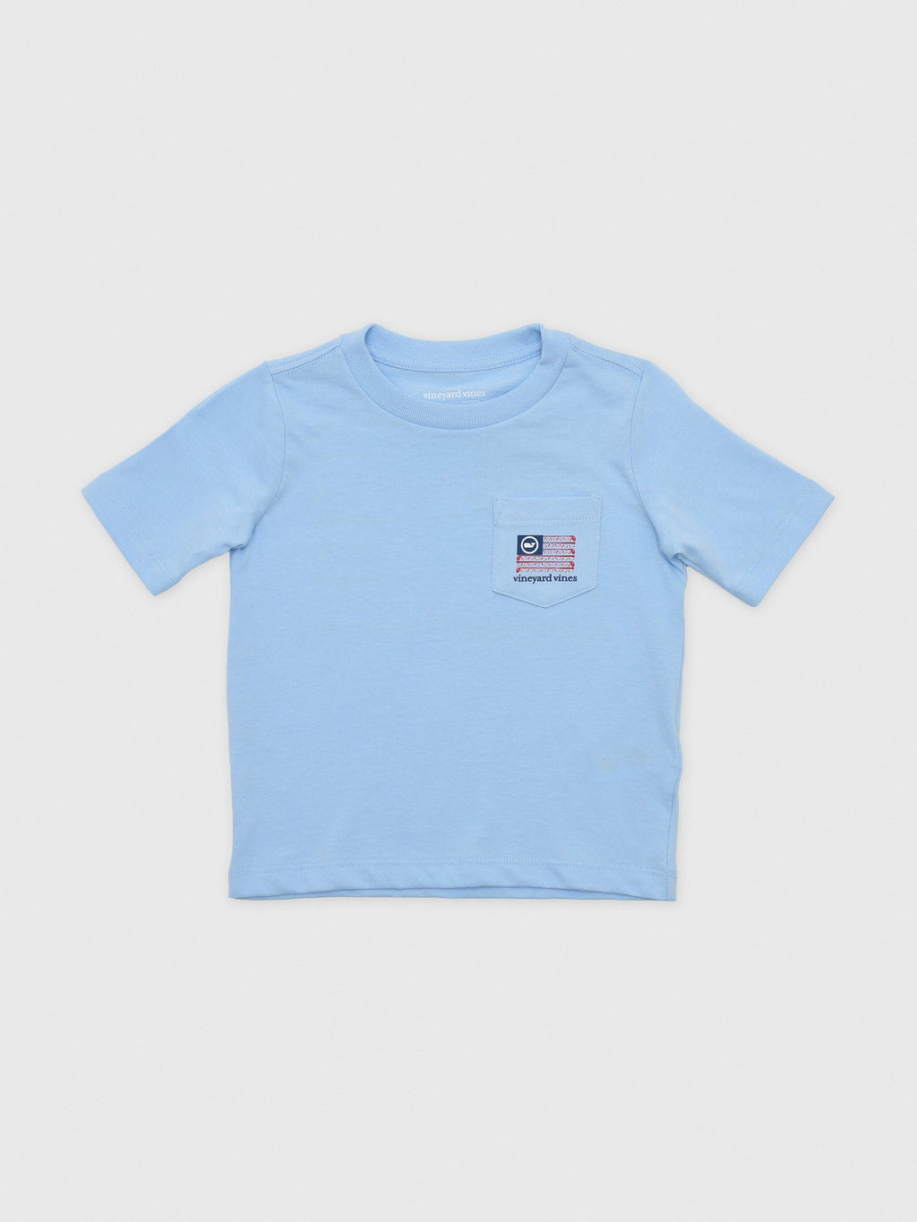 Vineyard Vines Boys' Americana Golf Flag Short-Sleeve Pocket Tee - Saint Bernard