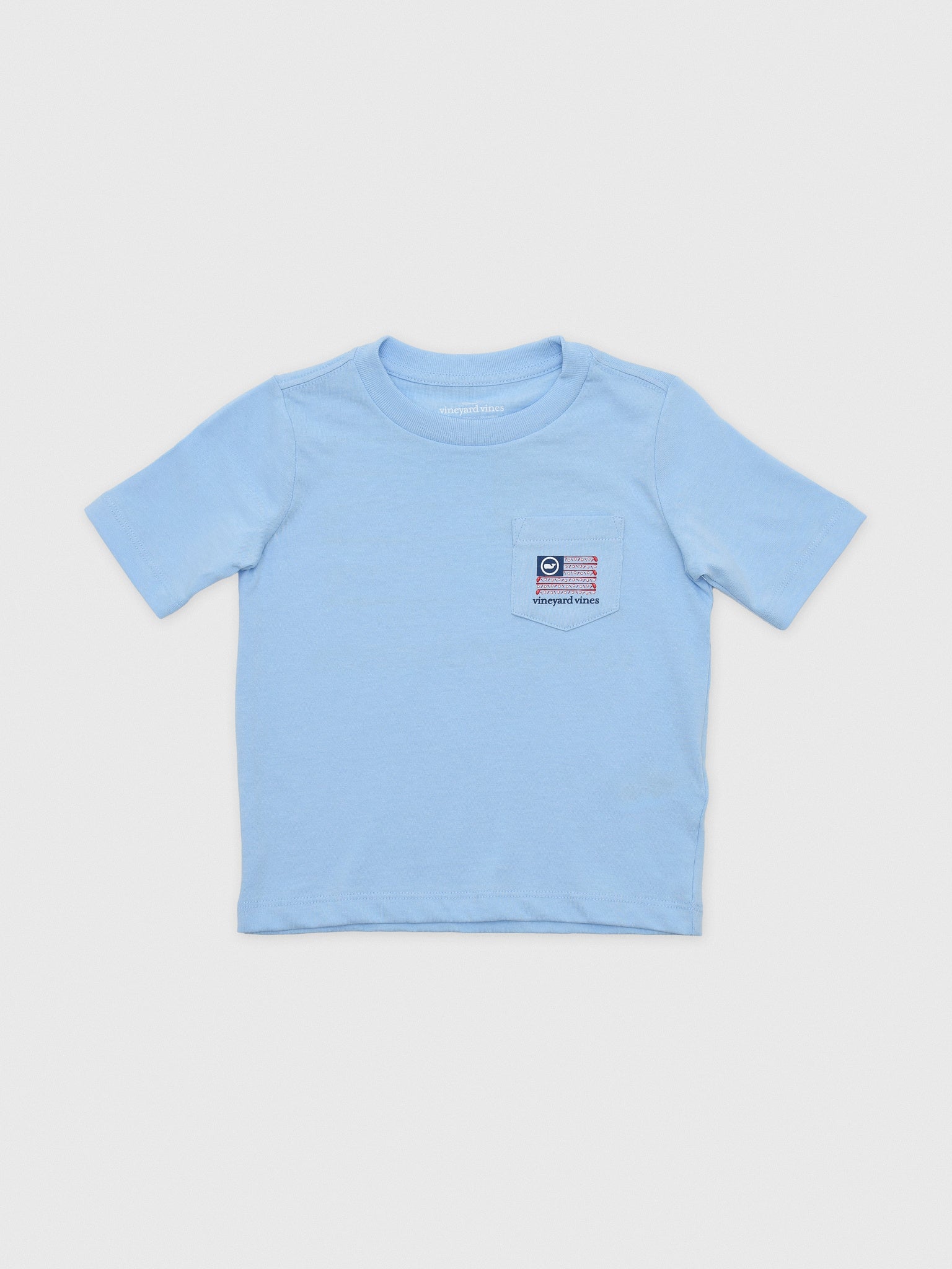 Vineyard Vines Boys' Americana Golf Flag Short-Sleeve Pocket Tee - Saint Bernard