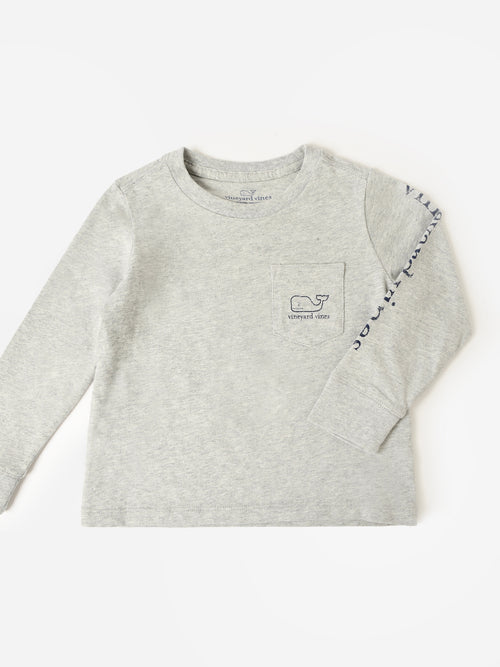 Vineyard Vines Boys' Vintage Whale Long Sleeve Tee