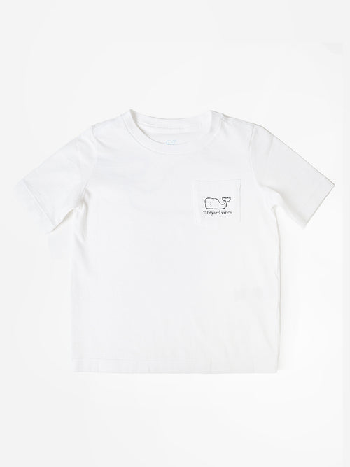 Vineyard Vines Boys' Vintage Whale Pocket Tee