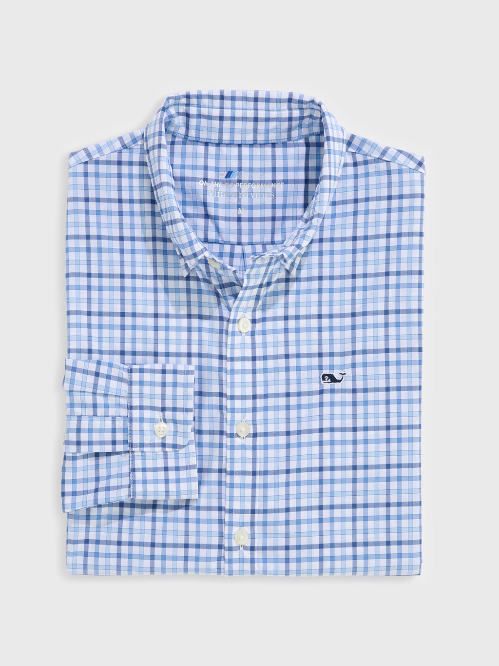 Forepeak Store Vineyard Vines Boys' Forepeak Tattersall Featherweight Performance Shi ...