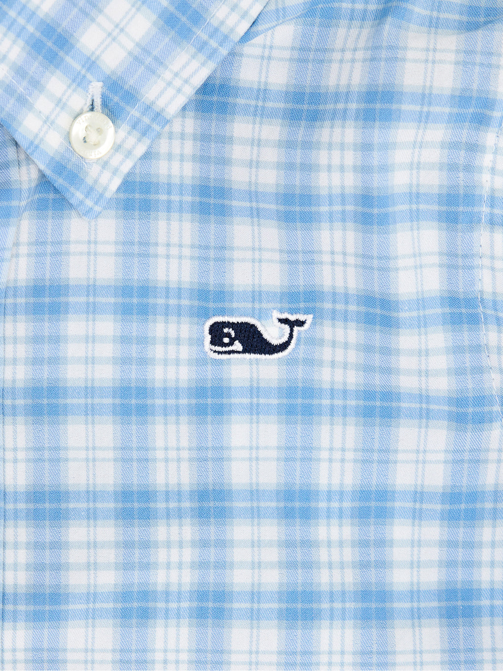 Vineyard Vines Boys' Performance Cotton Lowcountry Plaid Shirt