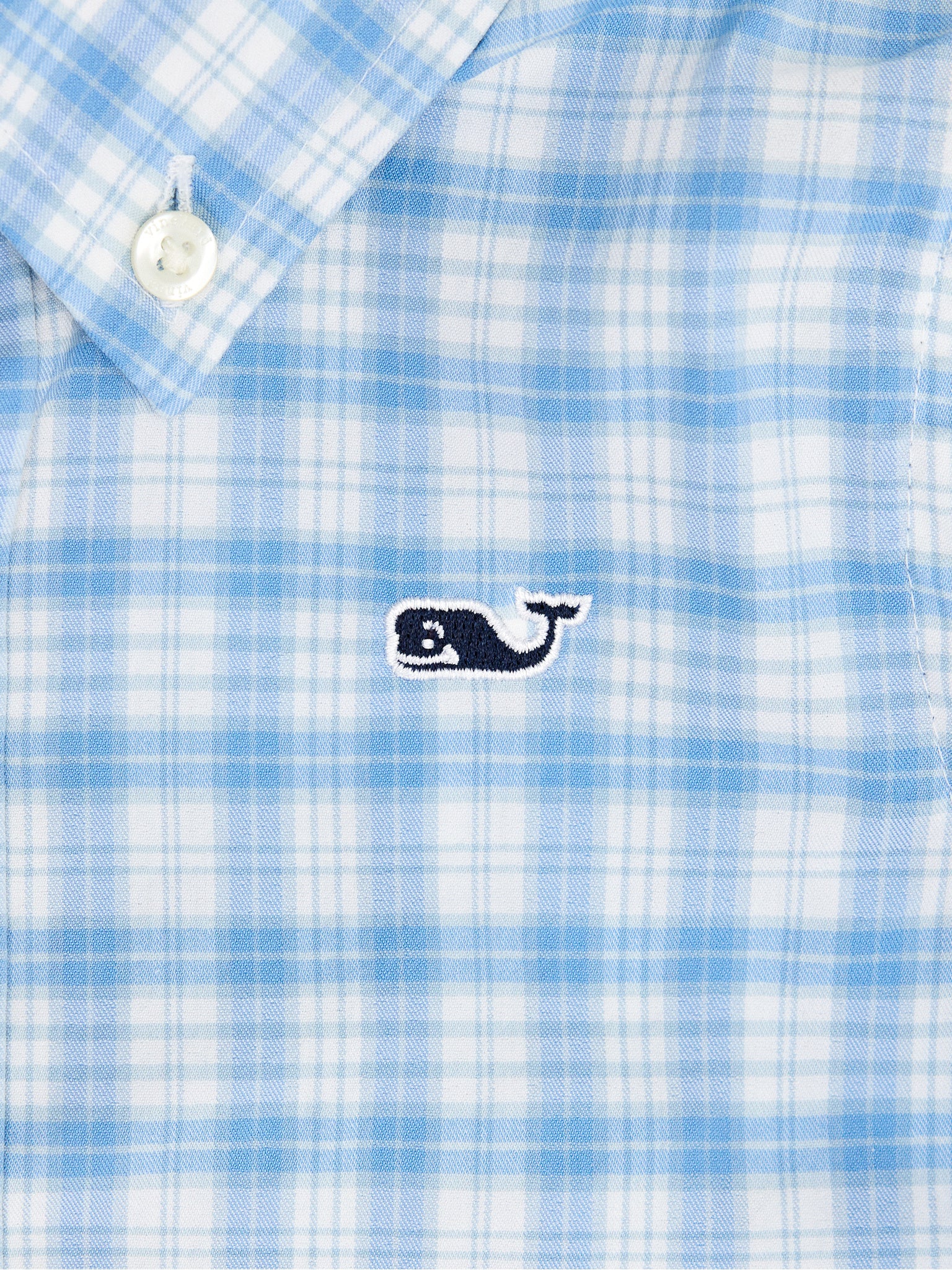Vineyard Vines Boys' Performance Cotton Lowcountry Plaid Shirt