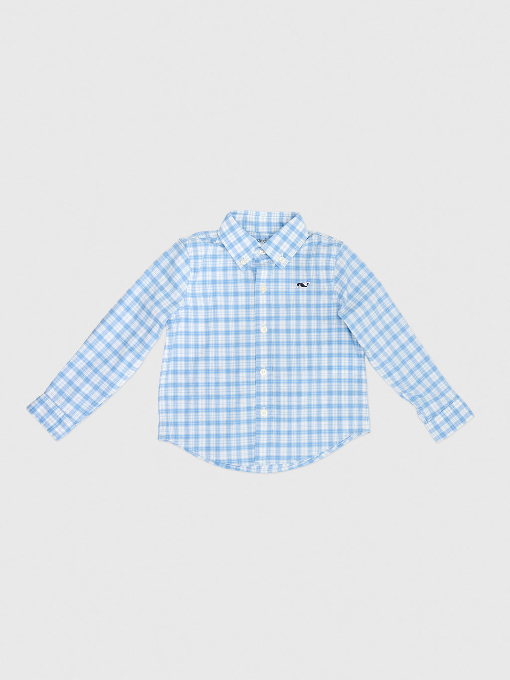 Vineyard Vines Boys' Performance Cotton Lowcountry Plaid Shirt