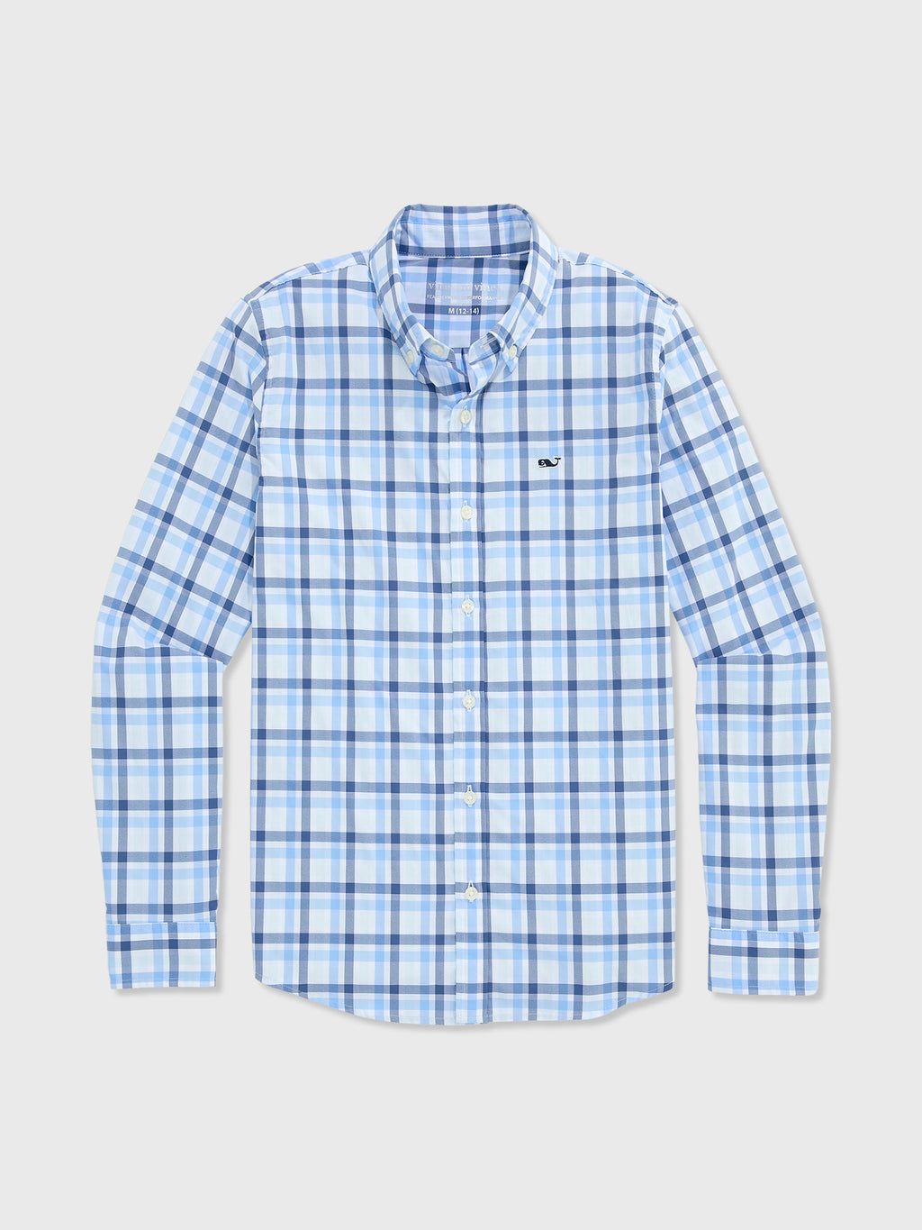 Vineyard Vines Boys' Performance Plaid Featherweight Shirt