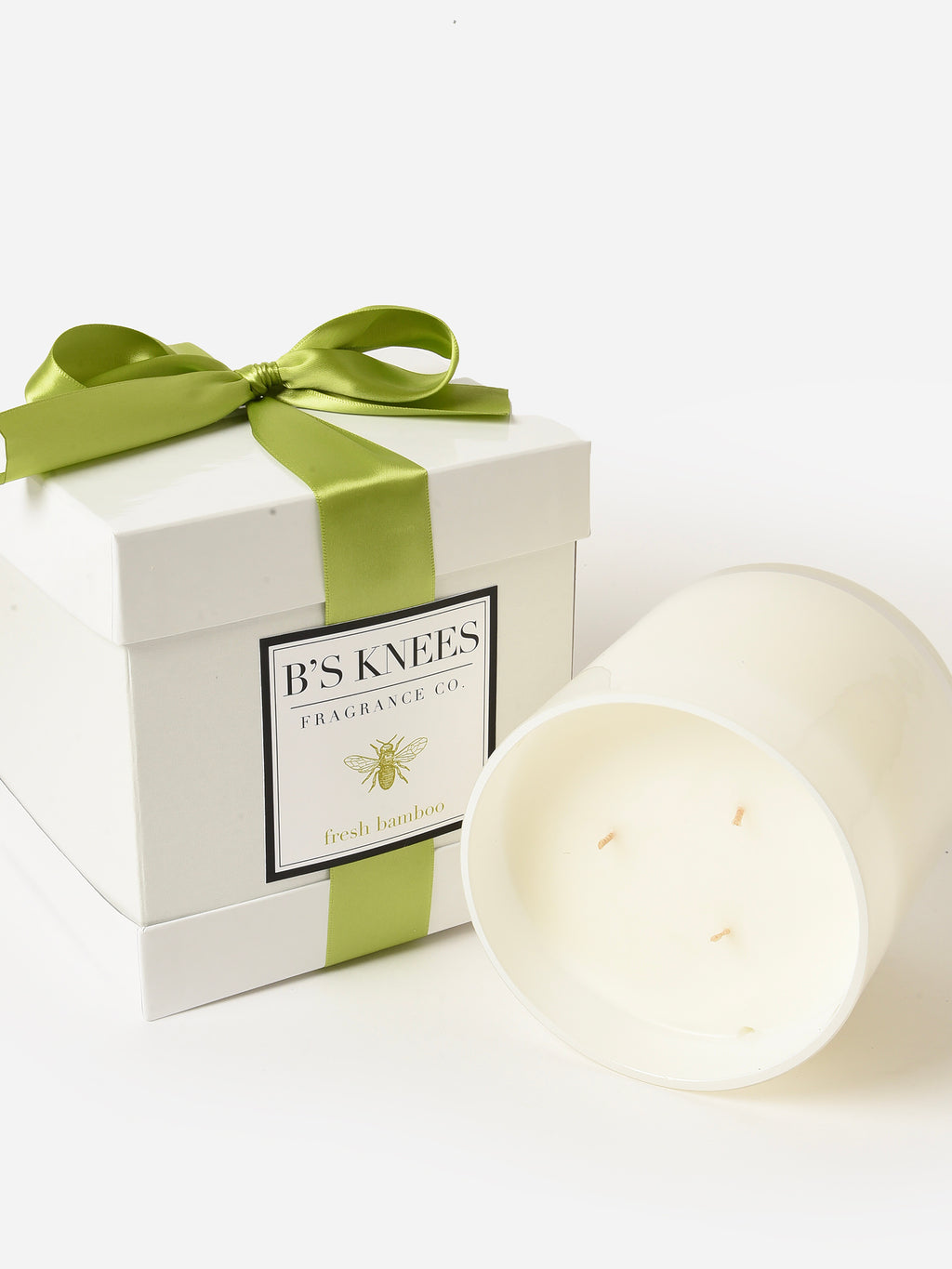 B's Knees Fresh Bamboo 3-Wick Candle - Saint Bernard