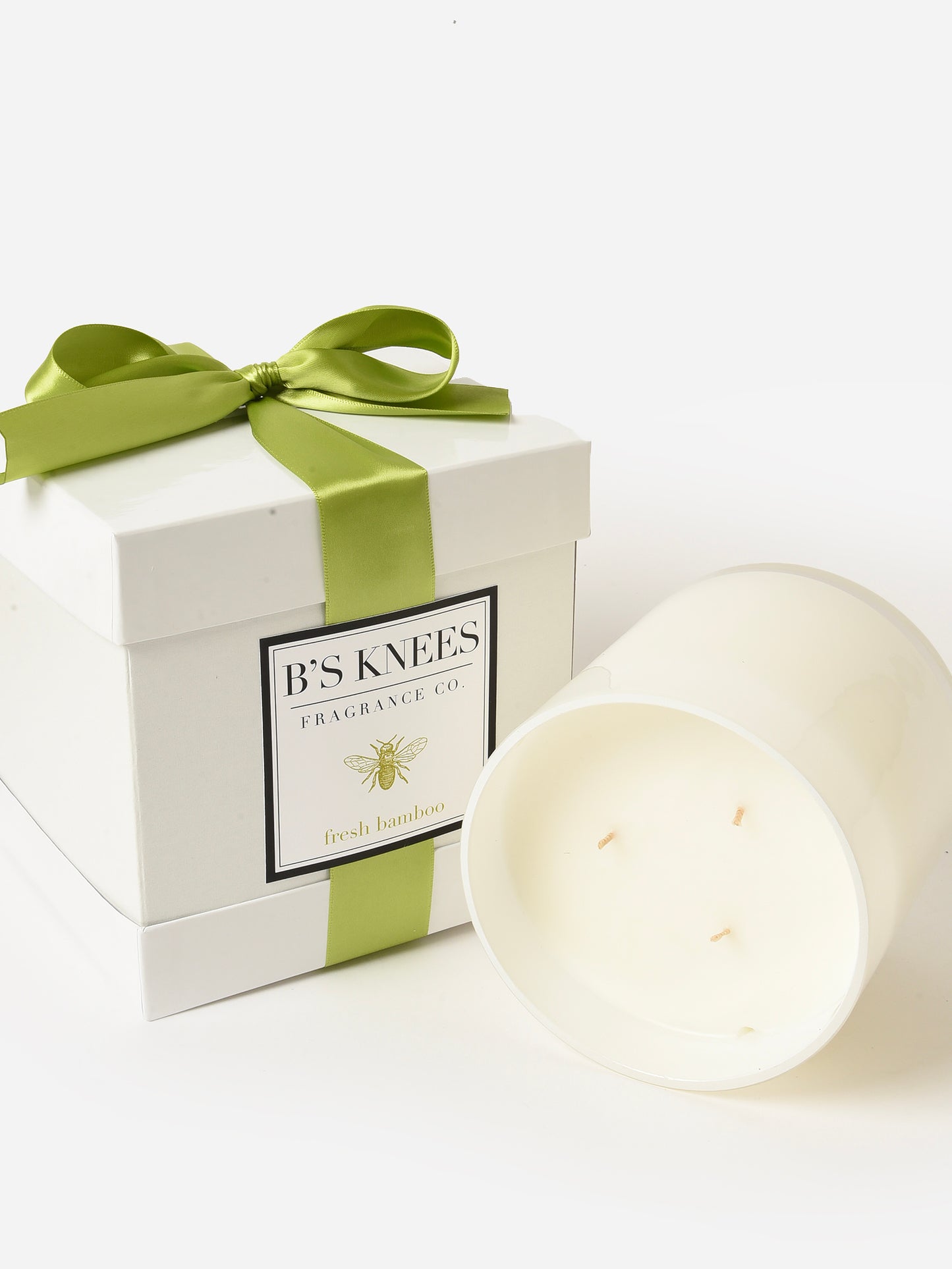 B's Knees Fresh Bamboo 3-Wick Candle