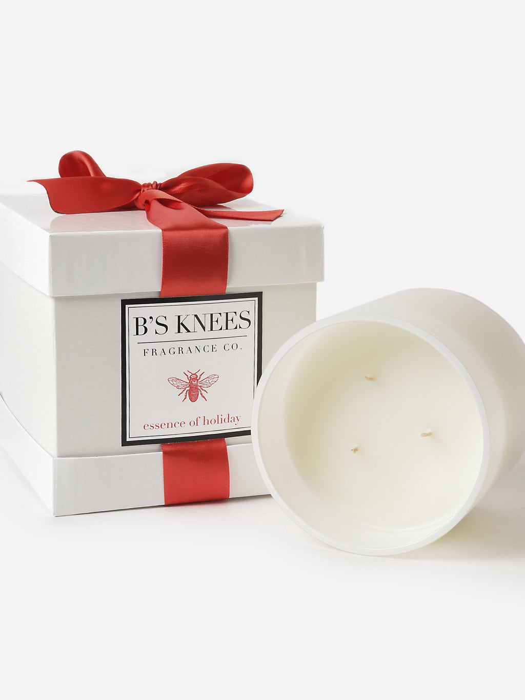 B's Knees Holiday 3-Wick Candle - Saint Bernard