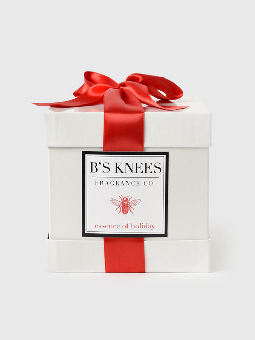 B's Knees Frosted White Gold 3-Wick Candle