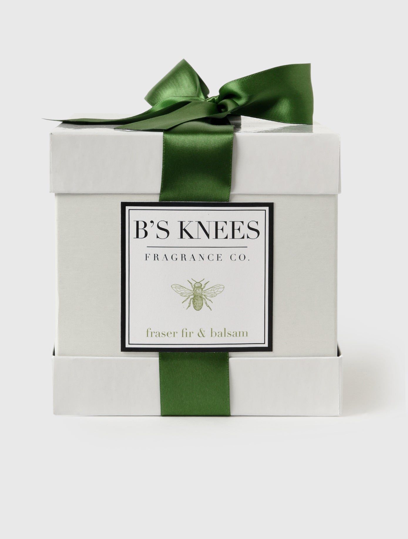 B's Knees Frosted White Gold 3-Wick Candle - Saint Bernard