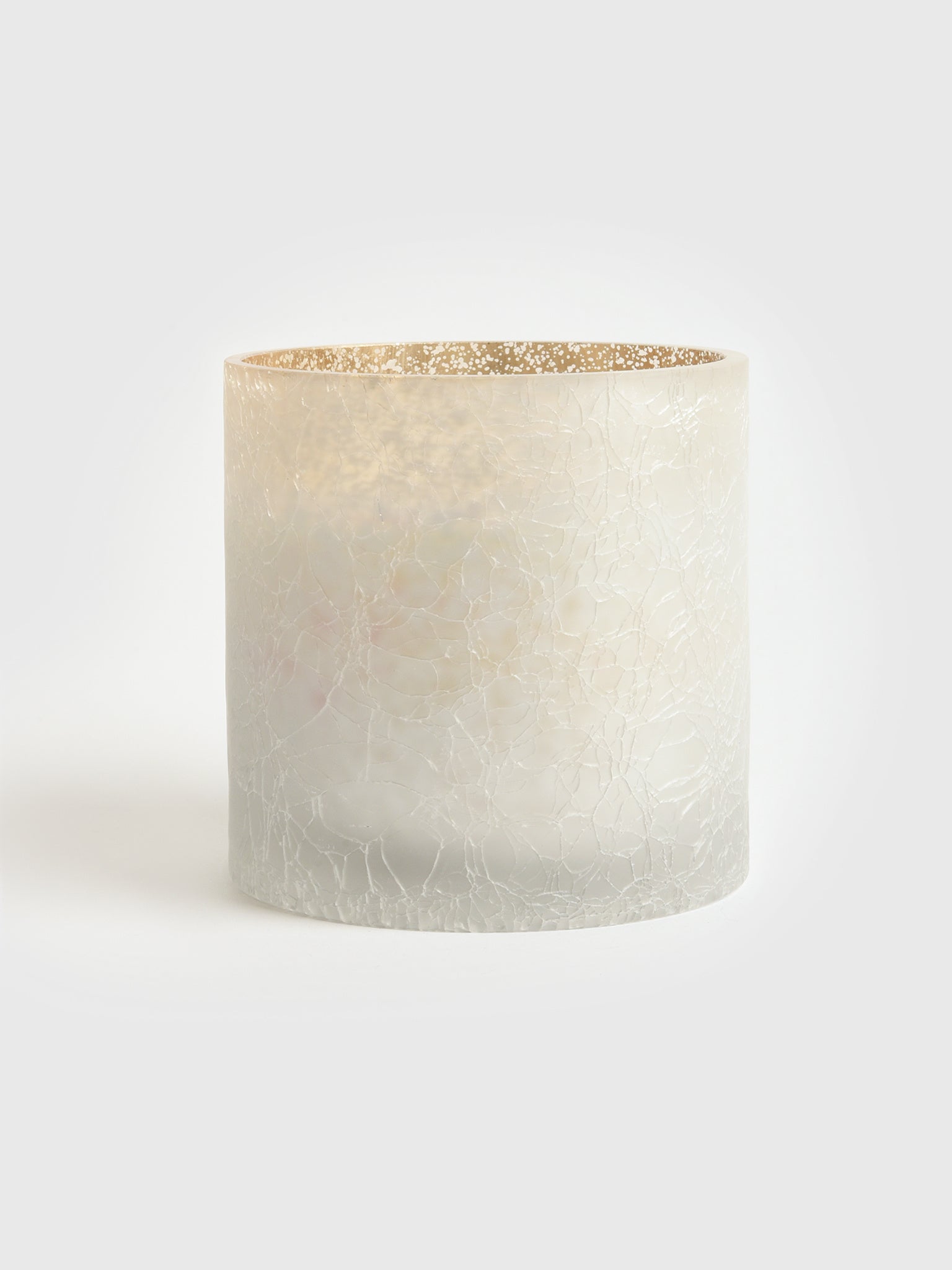 B's Knees Frosted White Gold 3-Wick Candle - Saint Bernard