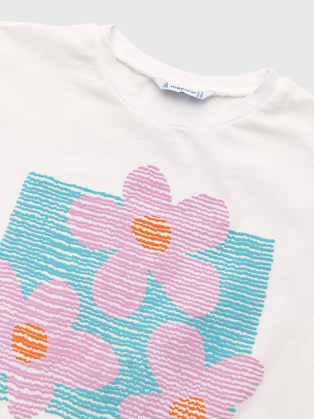 Mayoral Girls' Drop Shoulder T-Shirt - Saint Bernard