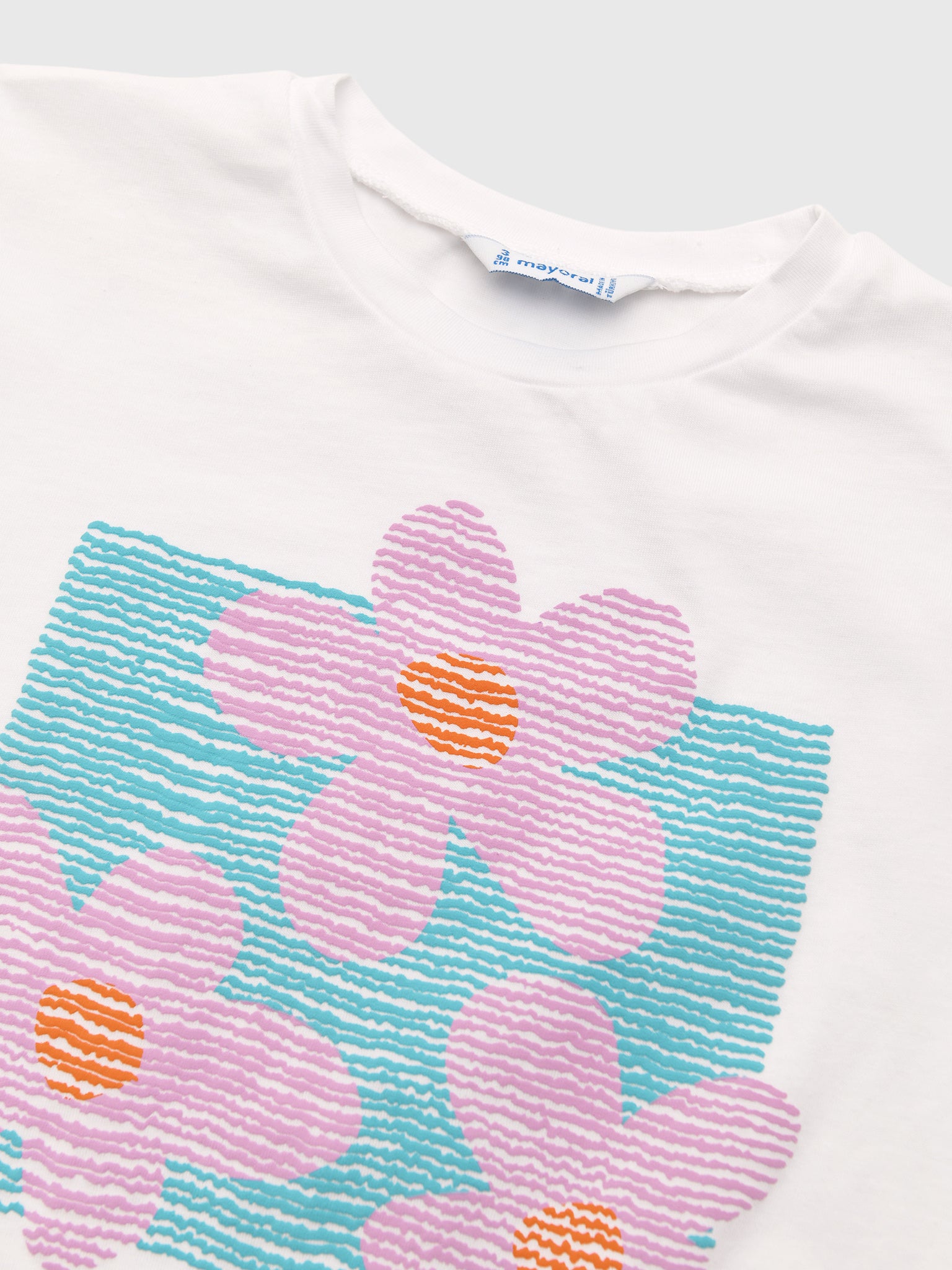 Mayoral Girls' Drop Shoulder T-Shirt - Saint Bernard