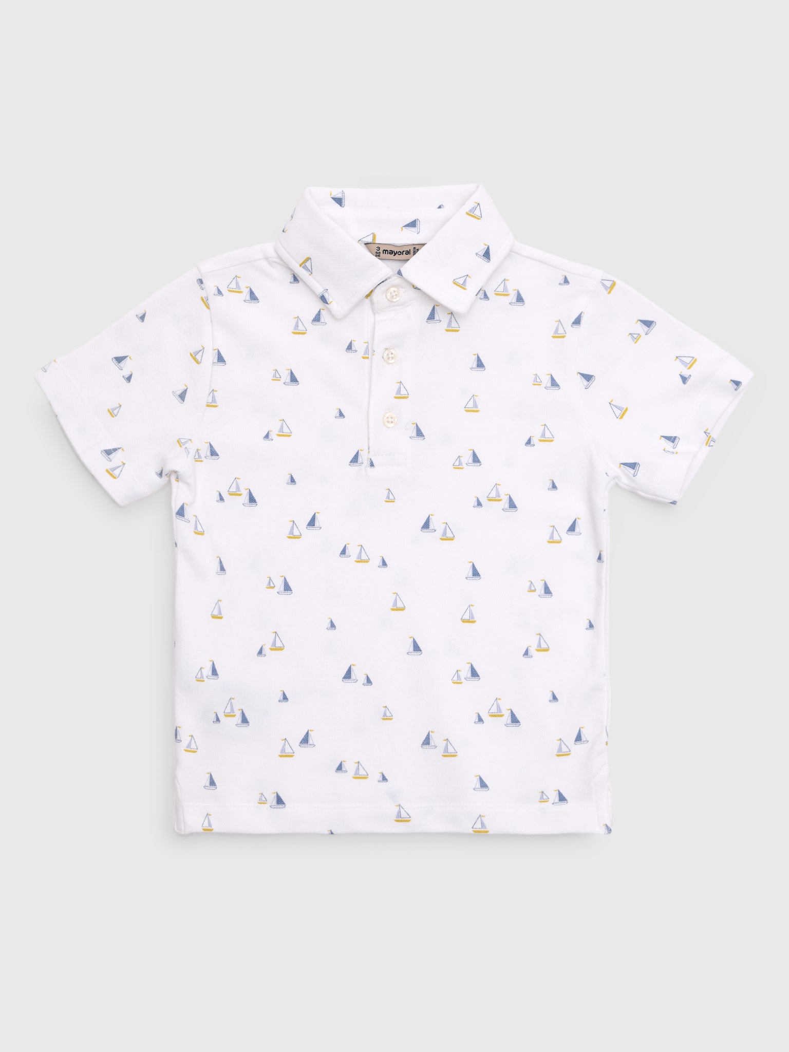 Mayoral Boys' Short Sleeve Polo - Saint Bernard