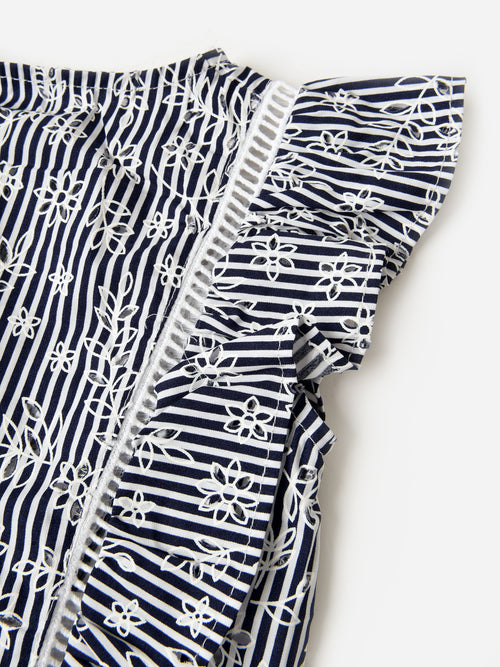Mayoral Girls' Stripe Loose Shirt