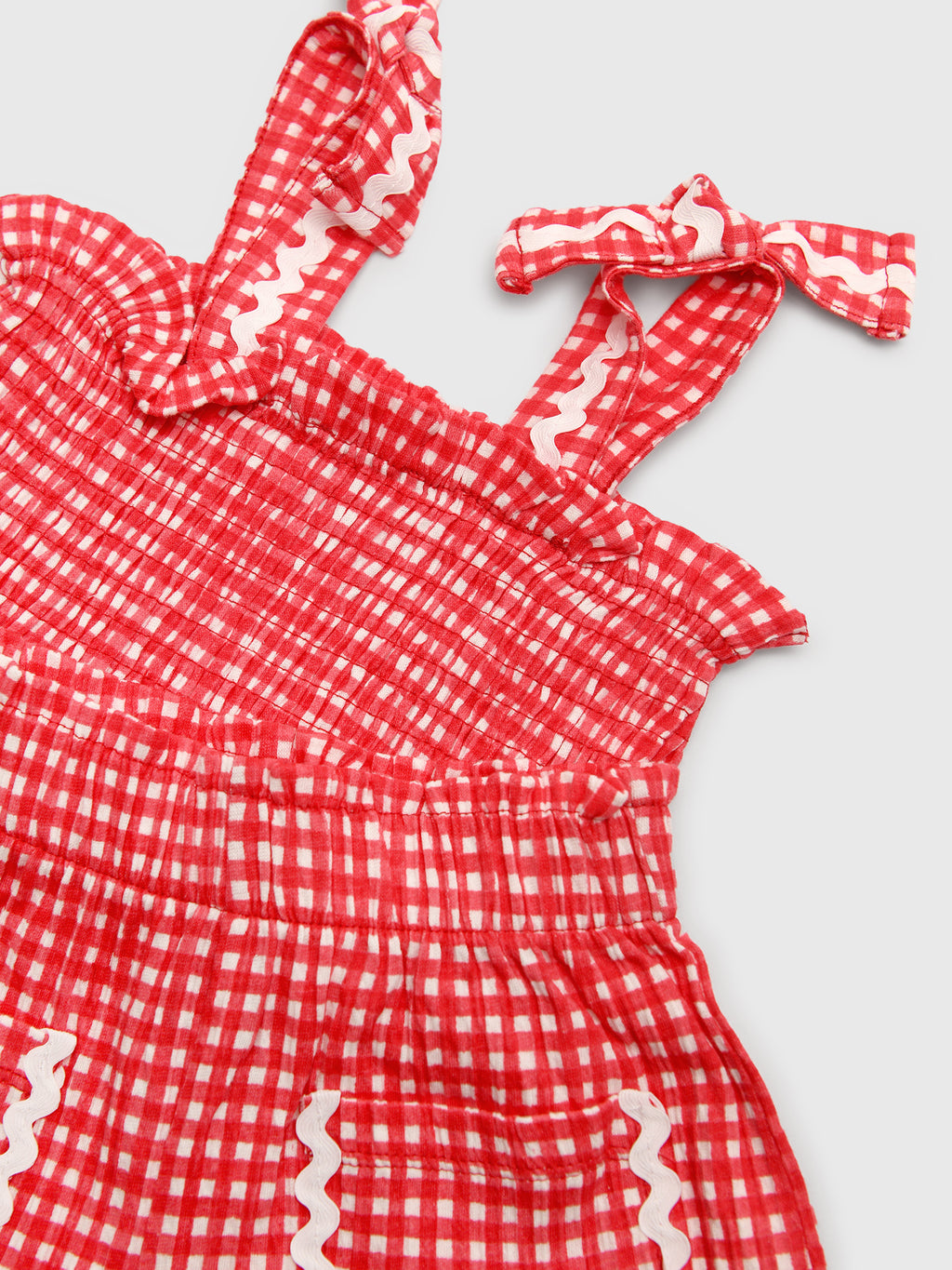 Mayoral Girls' Smocked Top & Short Set - Saint Bernard