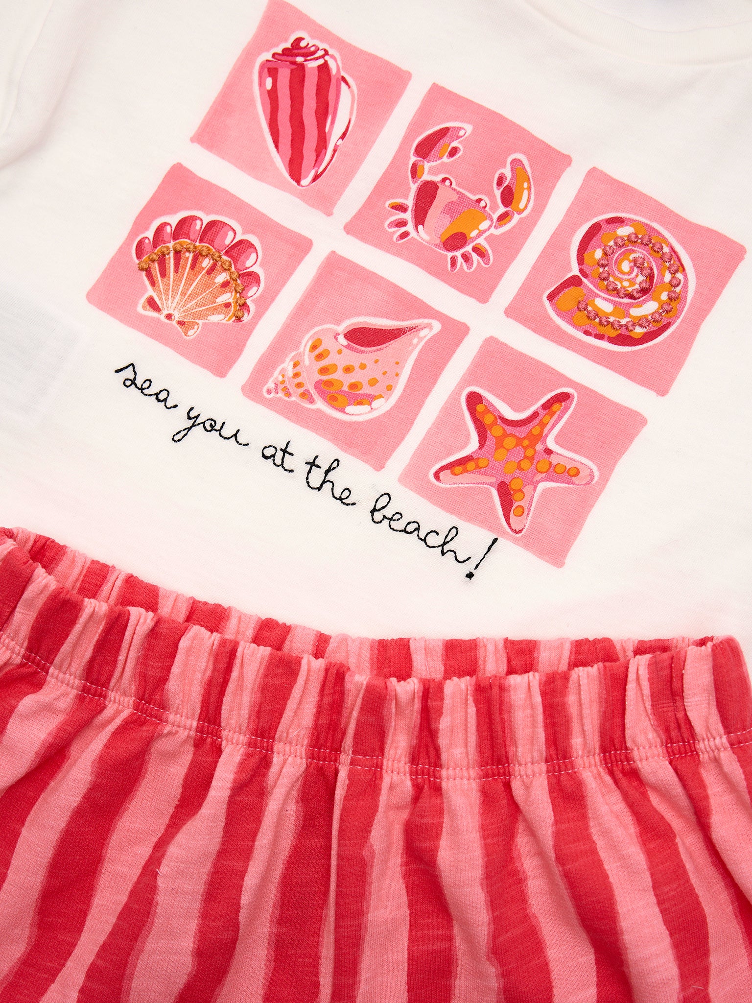 Mayoral Girls' Printed T-Shirt & Short Set - Saint Bernard