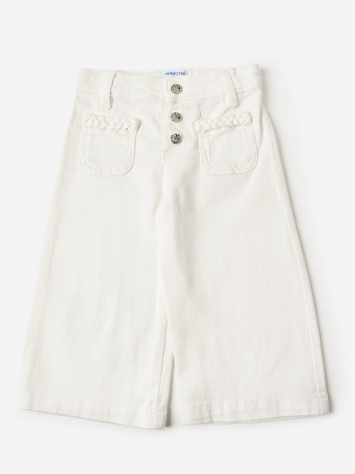 Mayoral Girls' Twill Pant